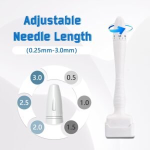 DRS Derma Stamp 140 Titanium Micro Needle - 0.2mm~3mm