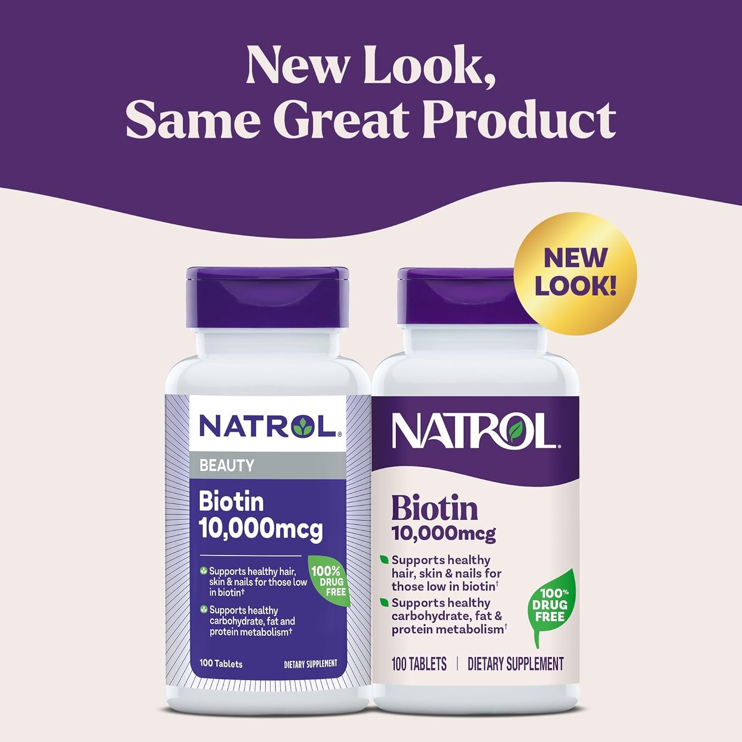Natrol Biotin Beauty 10,000 mcg – 100 count