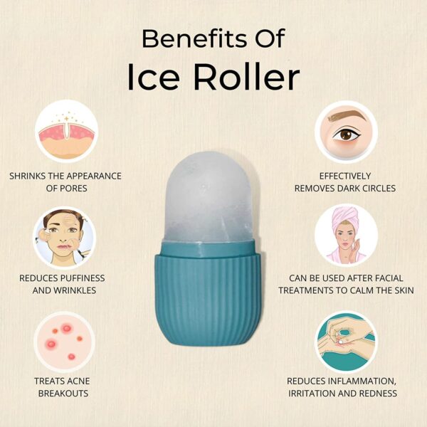 Reusable Silicone Face Ice Roller