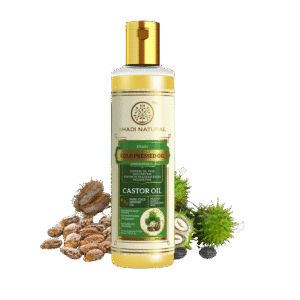 Khadi Natural Cold Pressed Castor Oil - 210ml