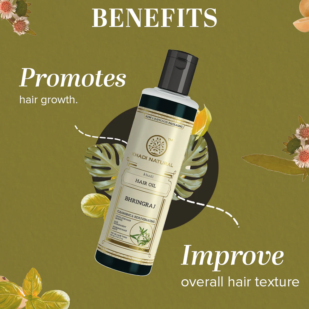 Khadi Natural Bhringraj Hair Oil – 210ml