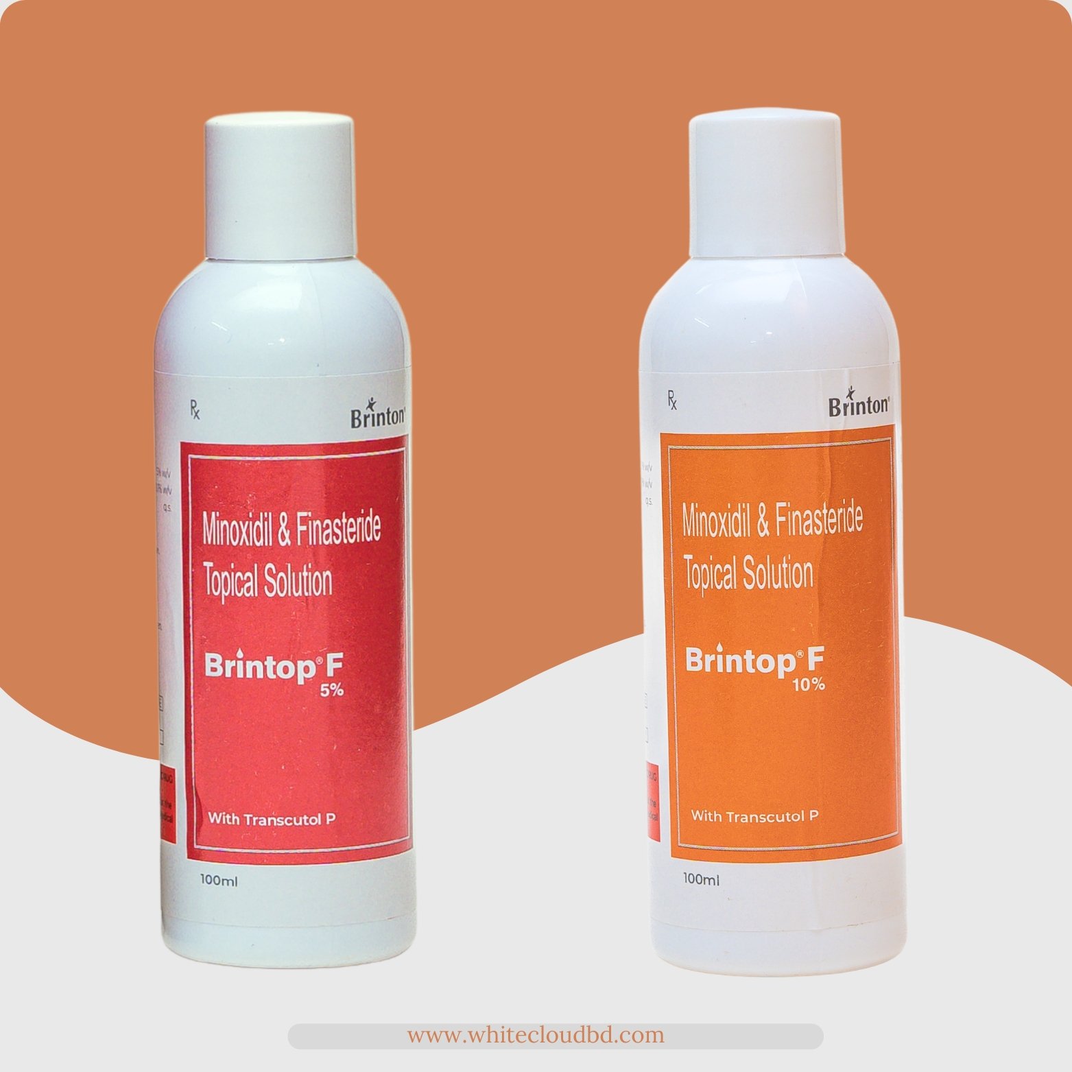 Brintop F 5% Minoxidil & Finasteride Topical Solution – 100ml