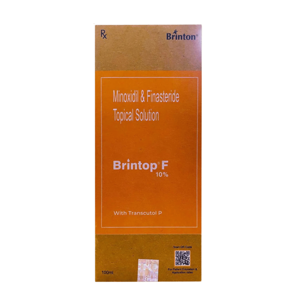 Brintop F 10% Minoxidil & Finasteride Topical Solution - 100ml