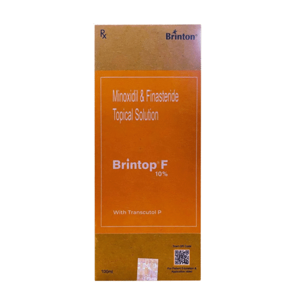 Brintop F 10% Minoxidil & Finasteride Topical Solution - 100ml
