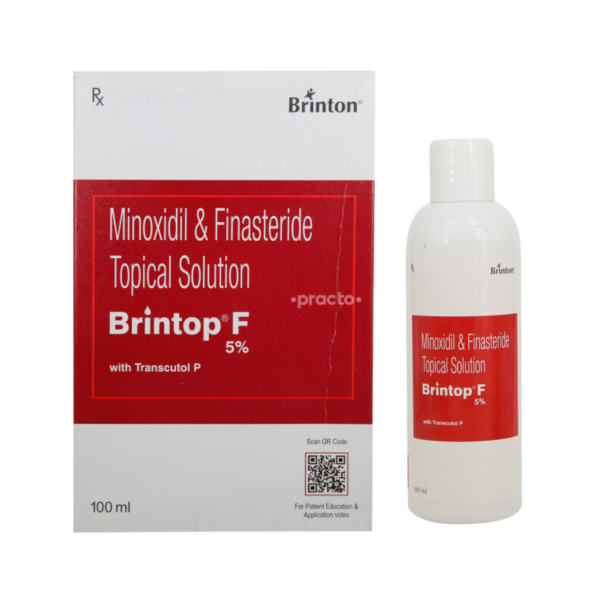 Brintop F 5% Minoxidil & Finasteride Topical Solution - 100ml