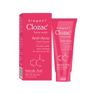 Elegant Clozac Anti Acne Facewash - 60ml