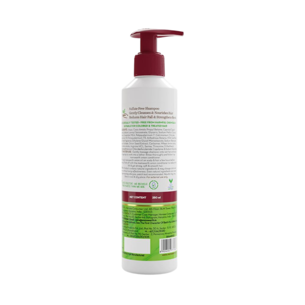 Mamaearth Onion Shampoo for Hair Fall & Loss Control - 250ml