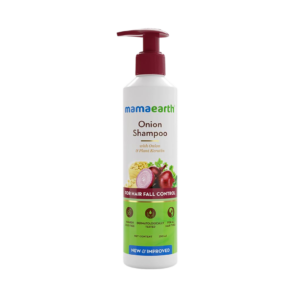 Mamaearth Onion Shampoo for Hair Fall & Loss Control - 250ml