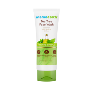 Mamaearth Tea Tree Face Wash for Acne & Pimples - 100ml