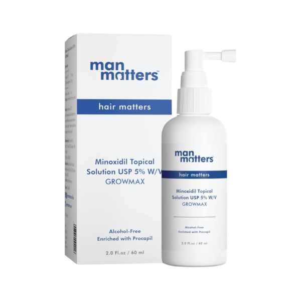 Man Matters Minoxidil Topical Solution 5% W/V Growmax - 60ml