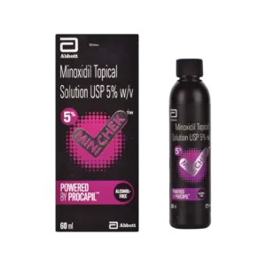 Minichek Minoxidil Topical Solution 5% - 60ml