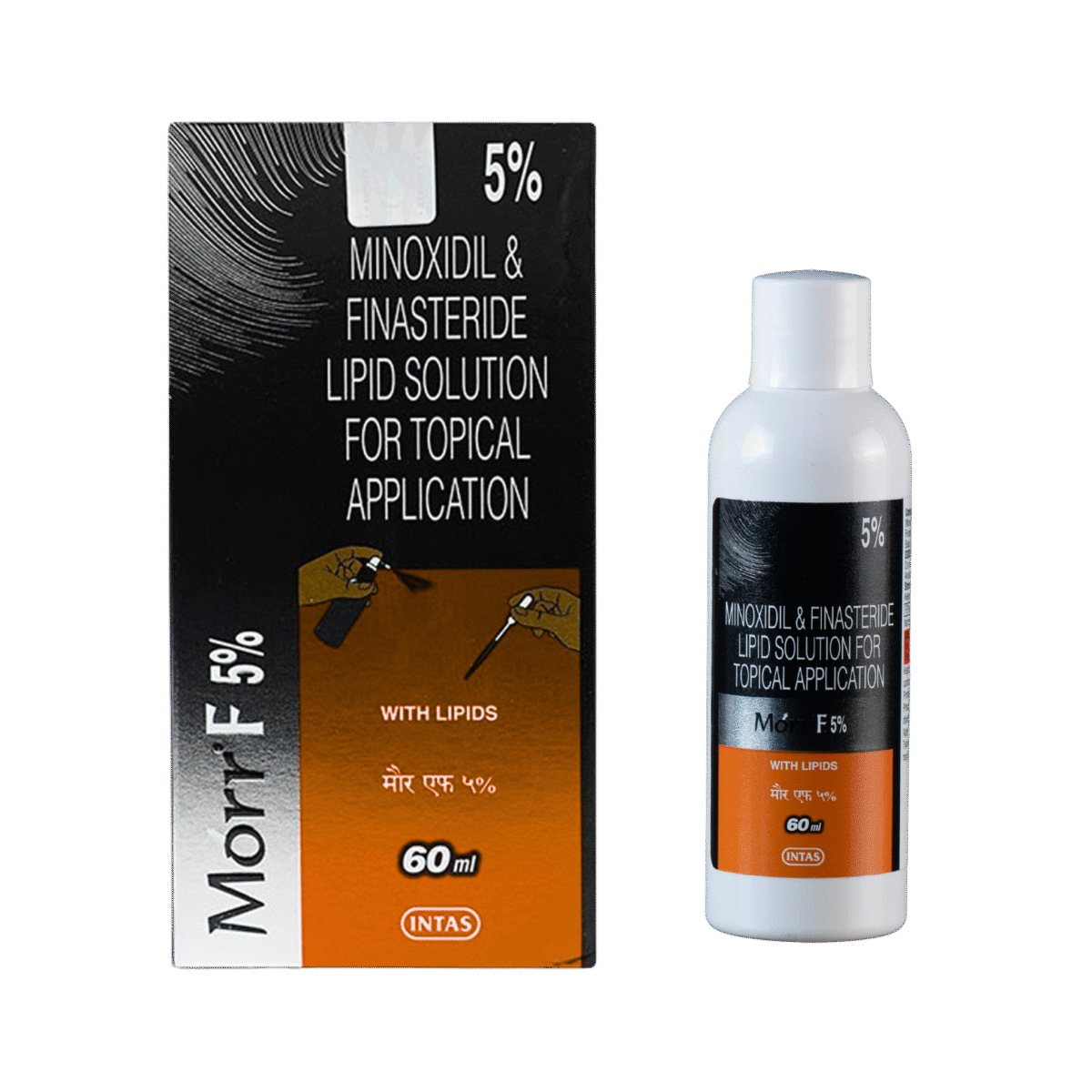 Morr F 5% Minoxidil & Finasteride Topical Solution - 60ml