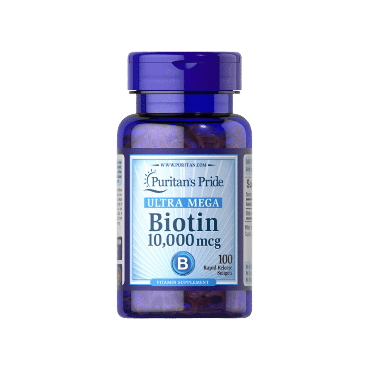 Puritan's Pride Ultra Mega Biotin 10,000 mcg