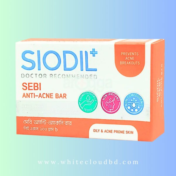 Siodil Sebi Anti Acne Bar - 100gm | Face & Body Soap