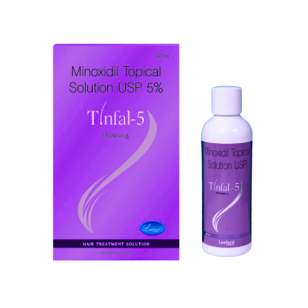 Tinfal 5 Minoxidil Topical Solution - 60ml