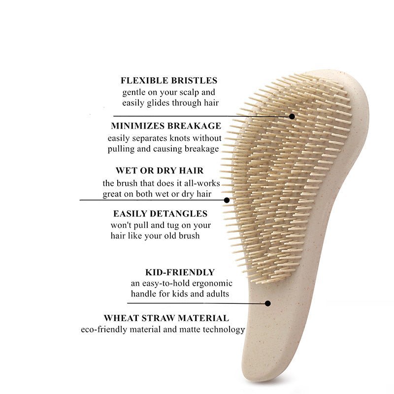 Detangling Hair Brush Shampoo Massager