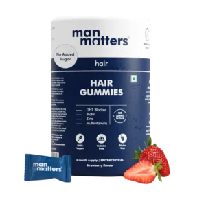 Man Matters Biotin Hair Gummies - 60N | No Added Sugar