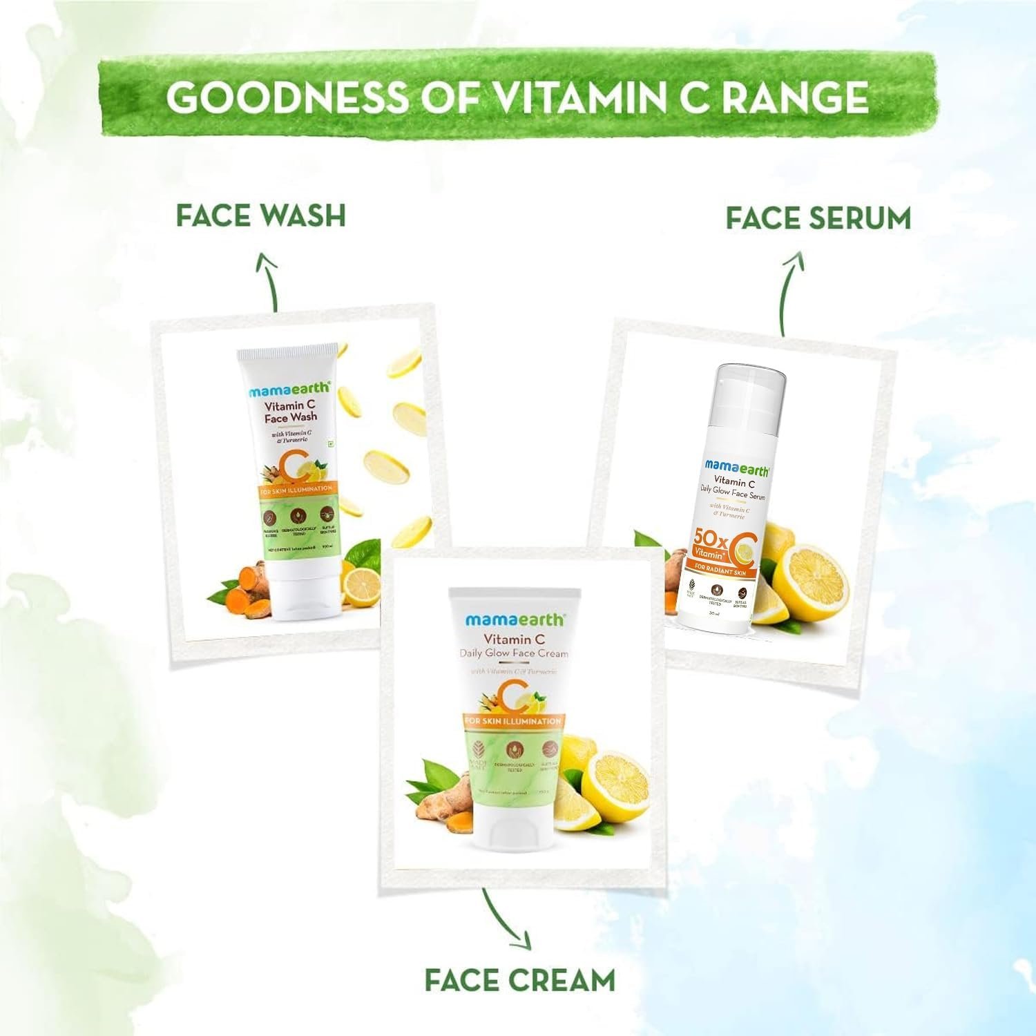 Mamaearth Vitamin C Daily Glow Face Serum - 30ml