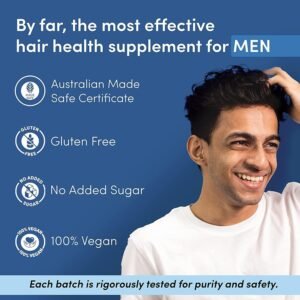 Man Matters Biotin Hair Gummies - 60N | No Added Sugar