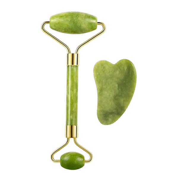 Premium Jade Roller and Gua Sha Set