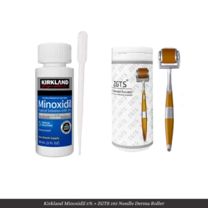 Kirkland Minoxidil 5% & ZGTS 192 Titanium Needle Derma Roller