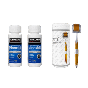2Month Supply Kirkland Minoxidil + ZGTS Derma Roller 192 Needle