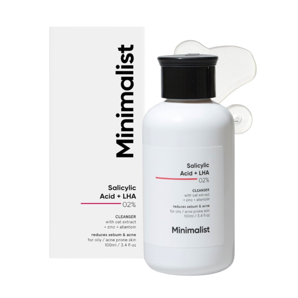 Minimalist 2% Salicylic Acid Face Cleanser - 100ml | Oily & Acne Prone Skin