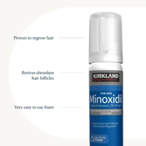 Kirkland Minoxidil 5% Topical Aerosol (Foam) - 60gm