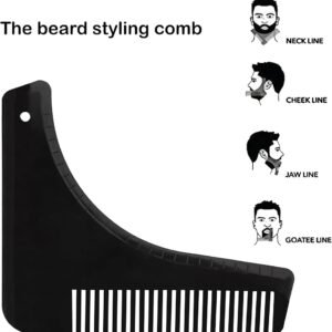 Beard Shaper Comb | Facial Hair Shaping Tool