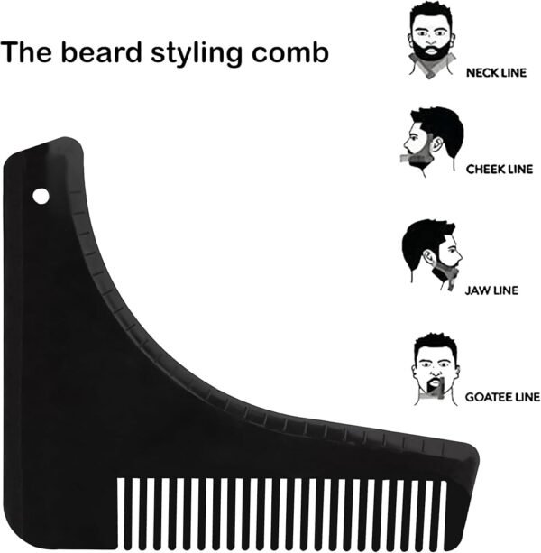 Beard Shaper Comb | Facial Hair Shaping Tool