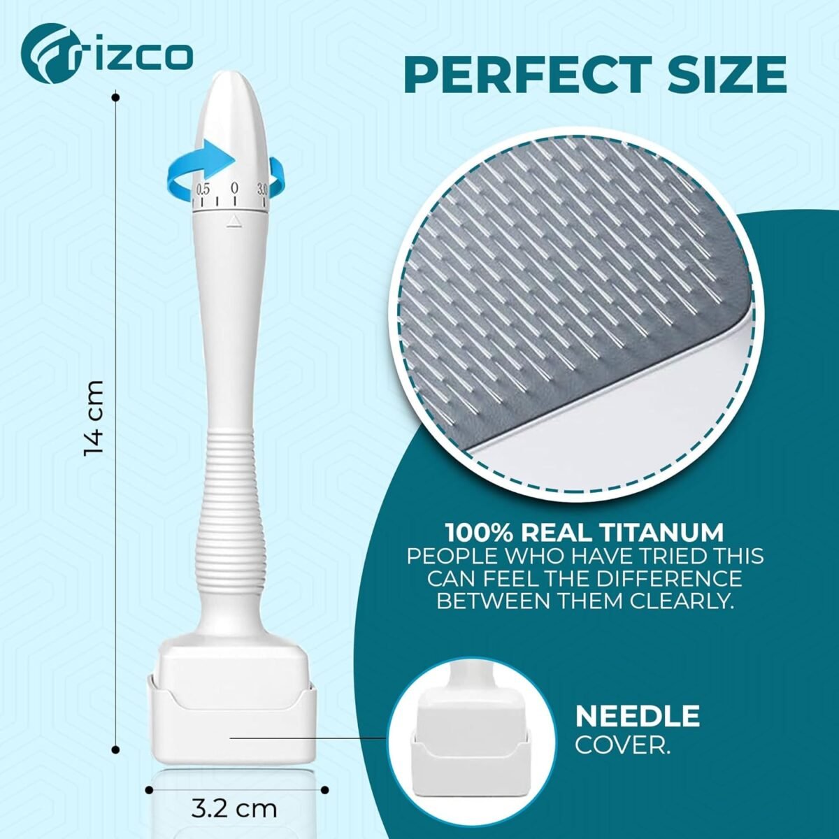 MRS Derma Stamp 140 Titanium Micro Needle - 0.2mm~3mm