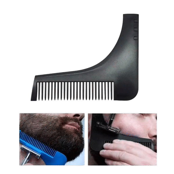 Beard Shaper Comb | Facial Hair Shaping Tool