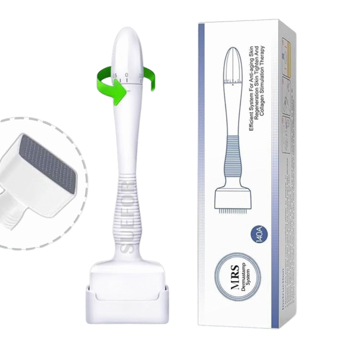 MRS Derma Stamp 140 Titanium Micro Needle - 0.2mm~3mm