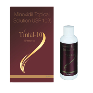 Tinfal 10 Minoxidil Topical Solution - 60ml