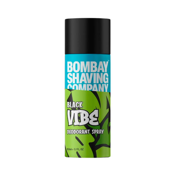 Bombay Shaving Company Body Spray for Men - 150ml | Black Vibe