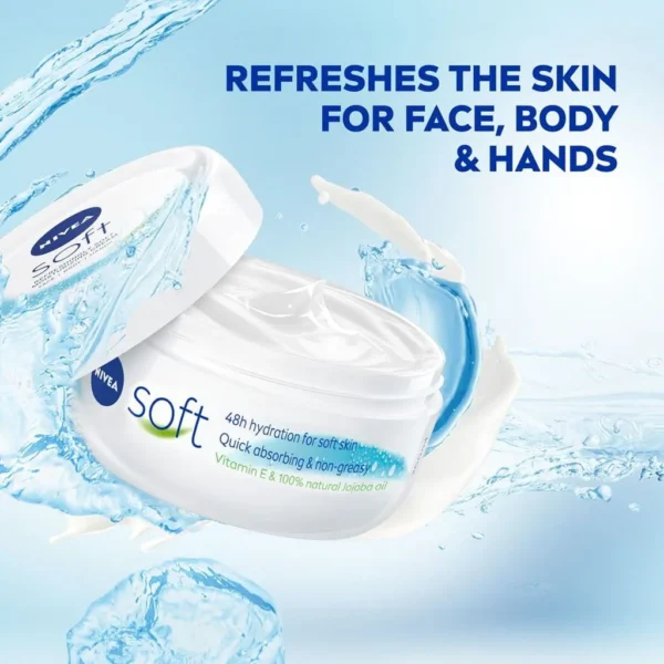 Nivea Soft Light Moisturising Cream - 50ml | Face, Body & Hands