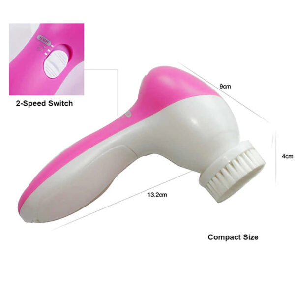 5 in 1 Facial Cleansing Brush | Facial Massager Machine