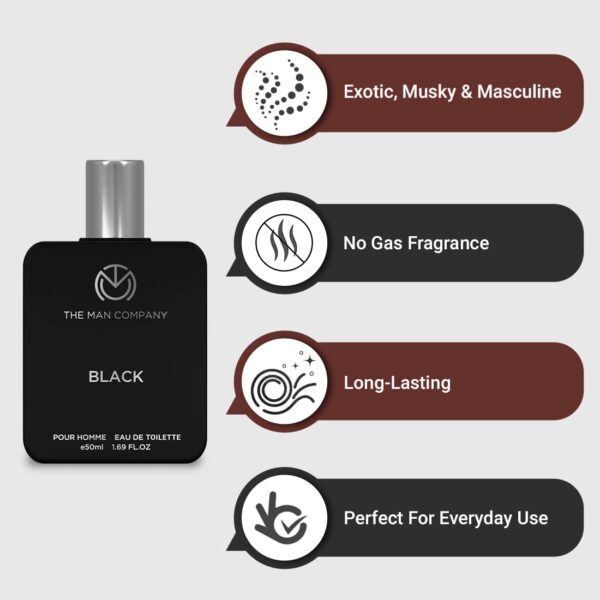 The Man Company Black EDT Perfume For Men - 50ml