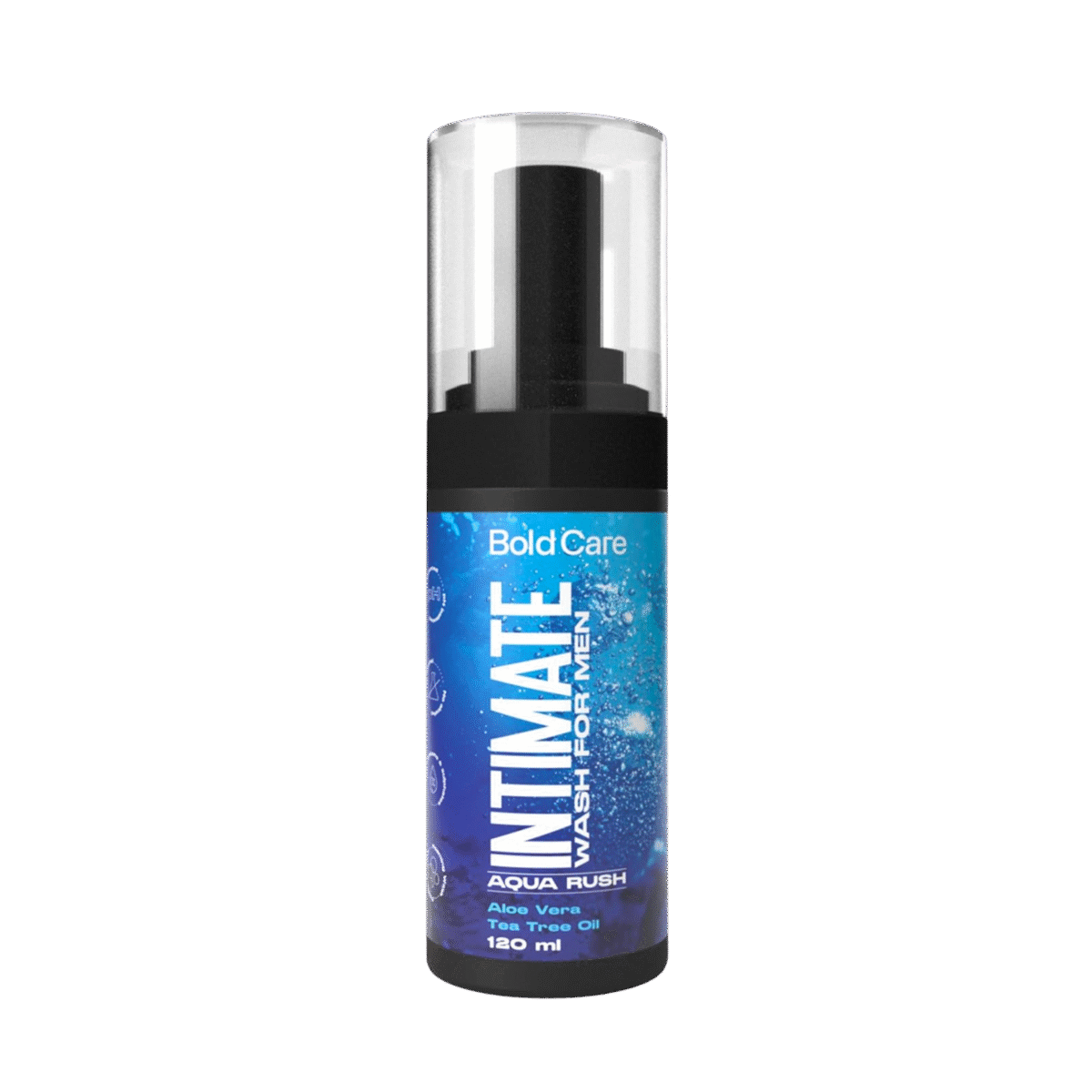 Bold Care Aqua Rush Foaming Intimate Wash for Men - 120 ml