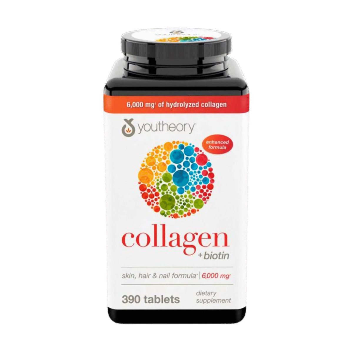 Youtheory Collagen Plus Biotin – 390 Tablets | Advanced Formula