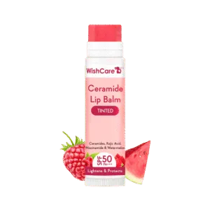 Wishcare Ceramide Lip Balm - 5gm | SPF 50 PA+++ (Tinted)