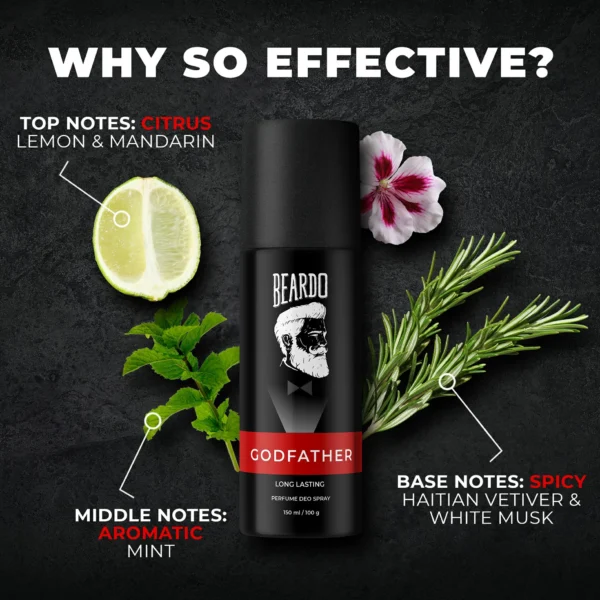 Beardo Godfather Perfume Deo Spray - 150ml