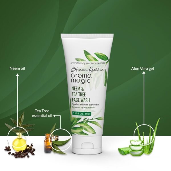 Aroma Magic Neem & Tea Tree Facewash - 100ml