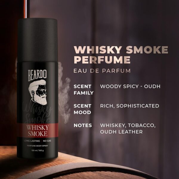 Beardo Whiskey Smoke Perfume Body Spray - 120ml