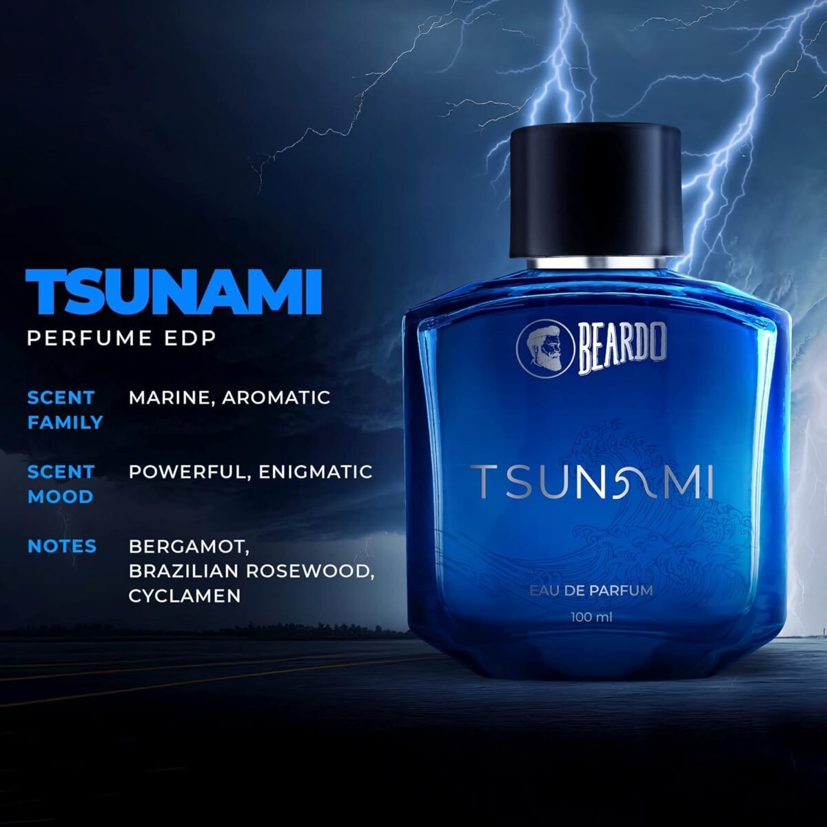 Beardo Tsunami Perfume For Men - 100 ml | EDP