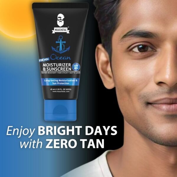 Muuchstac Ocean Moisturizer Sunscreen - 45ml | SPF 18+ - Image 4