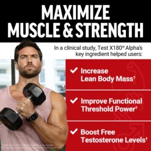 Force Factor Test X180 Alpha® V2 - 120 Tablets
