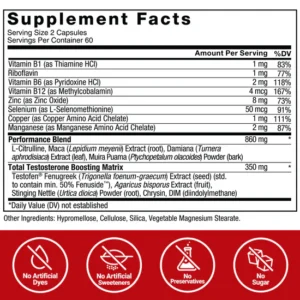Force Factor Test X180 Alpha® V2 - 120 Tablets