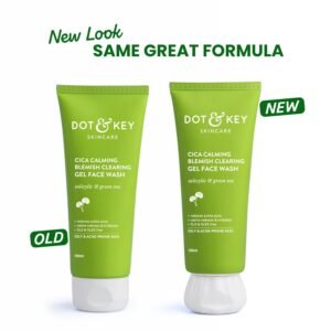Dot & Key CICA Facewash New & Old Packaging