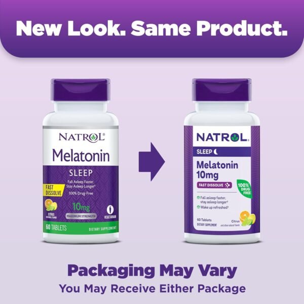 Natrol Melatonin Fast Dissolve 10mg | New Packaging